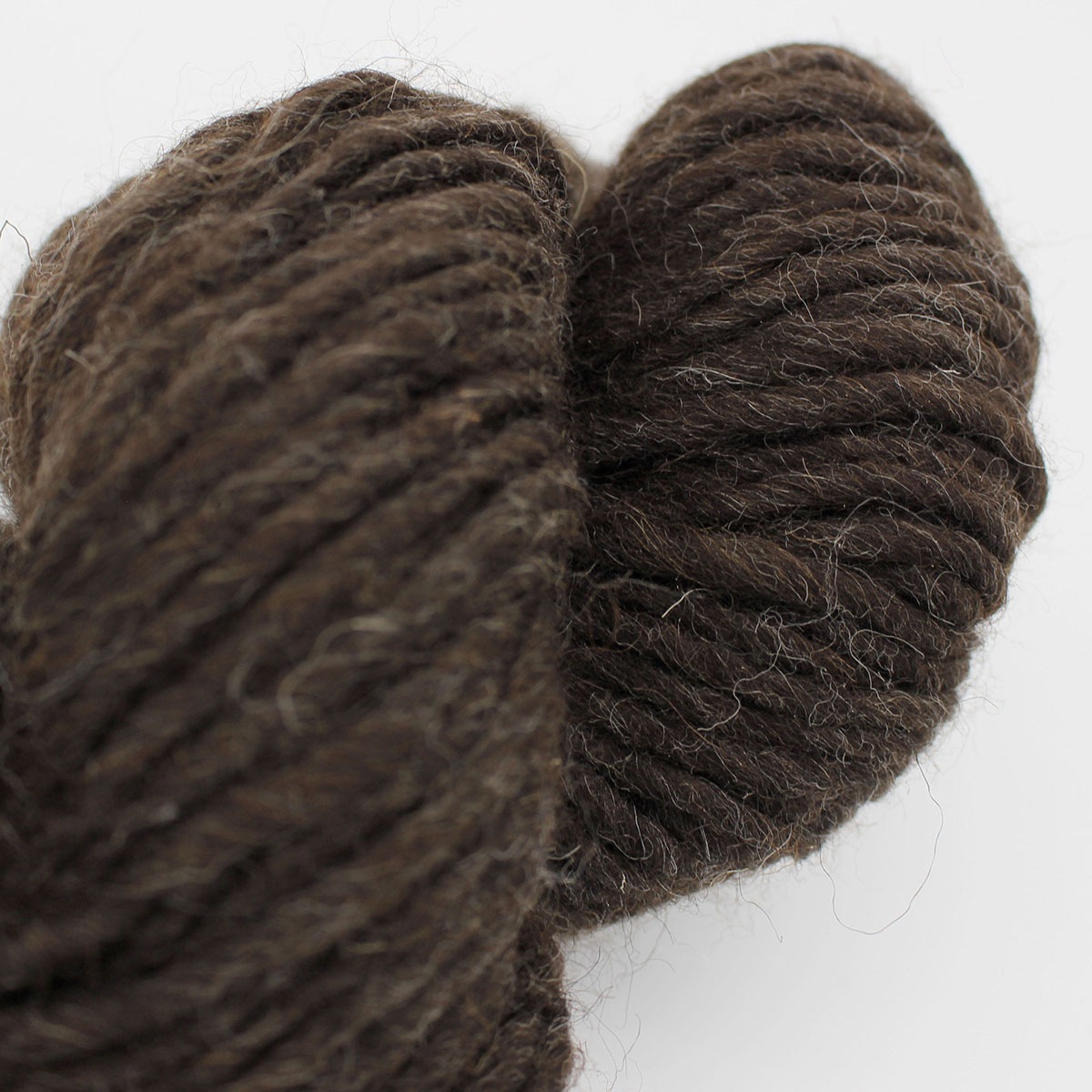 W945 シェトランド ジャンボヤーン 茶 毛100% 0.65/1 200g綛