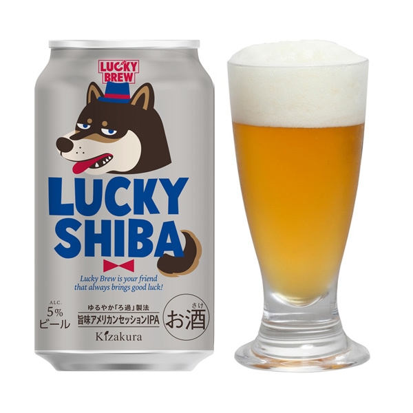 黄桜 ラッキーシバ 缶 350ml　【伏水蔵】