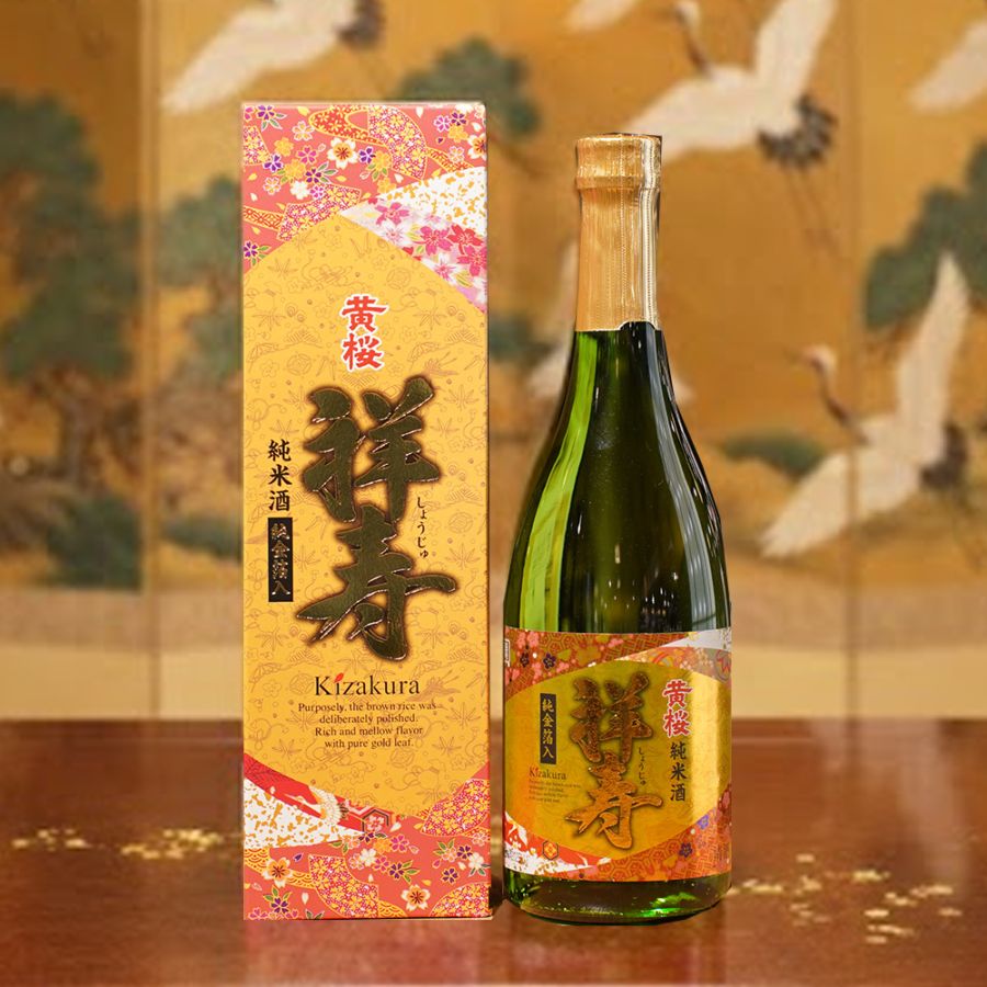 黄桜 祥寿 純金箔入 720ml 箱入り 【商品番号：1954】 | 日本酒,1本