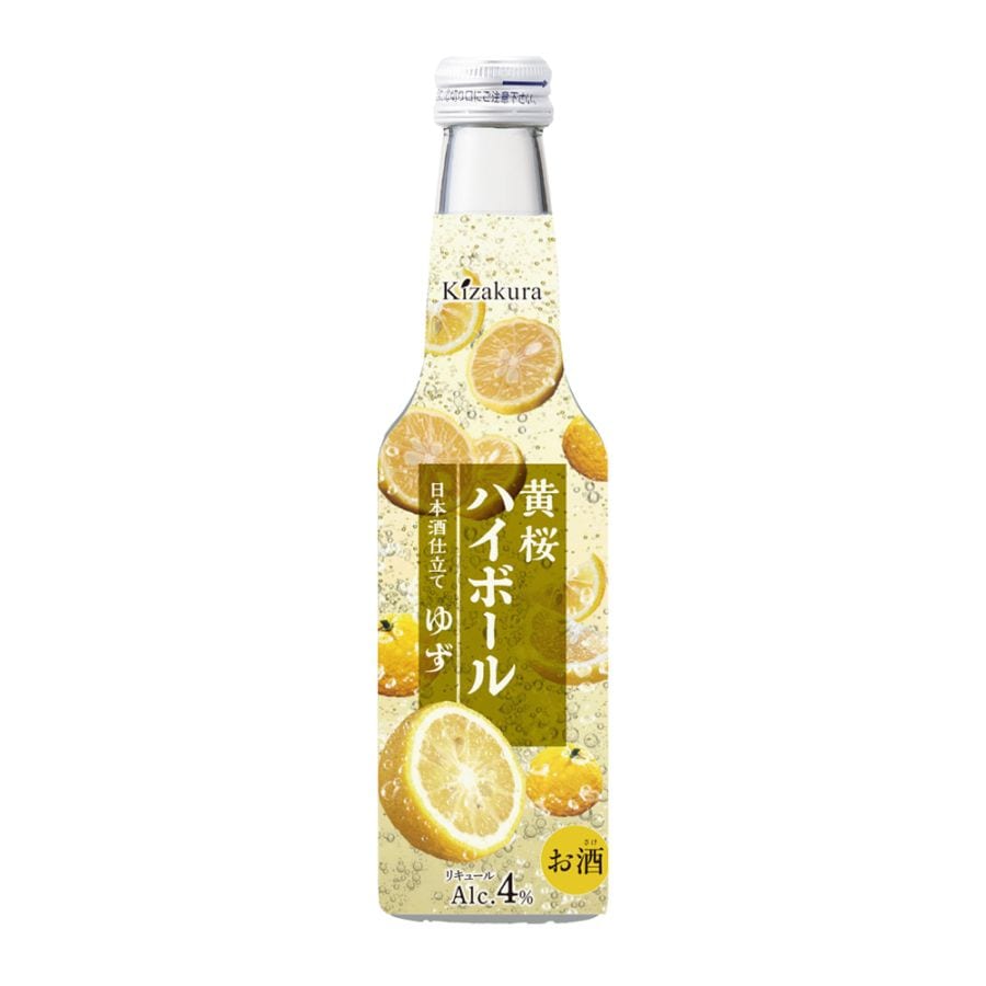 黄桜 ハイボール 日本酒仕立て ゆず （235ml×1本） 【伏水蔵】