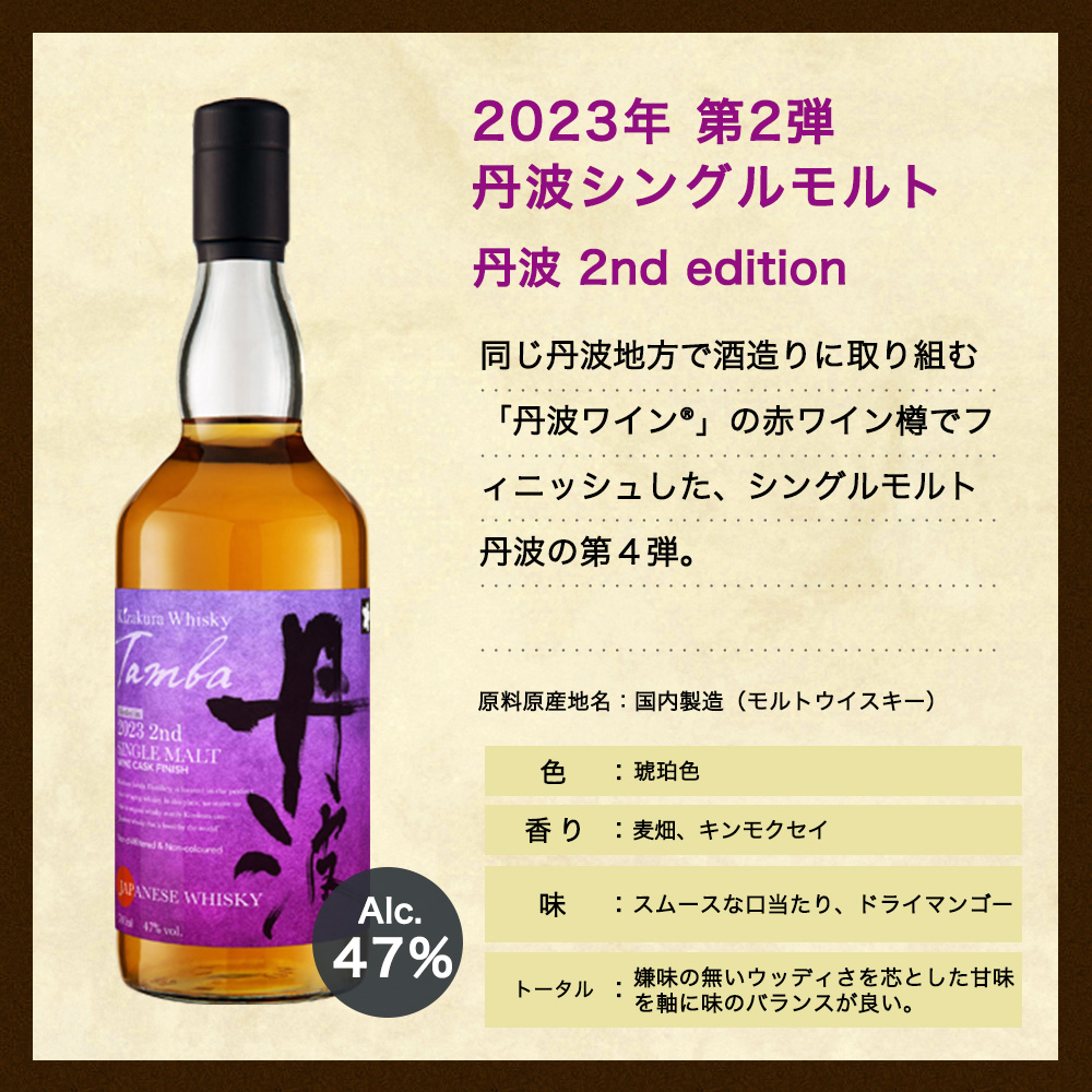 期間限定 】黄桜 ウイスキー 丹波シングルモルト プレミアムギフト