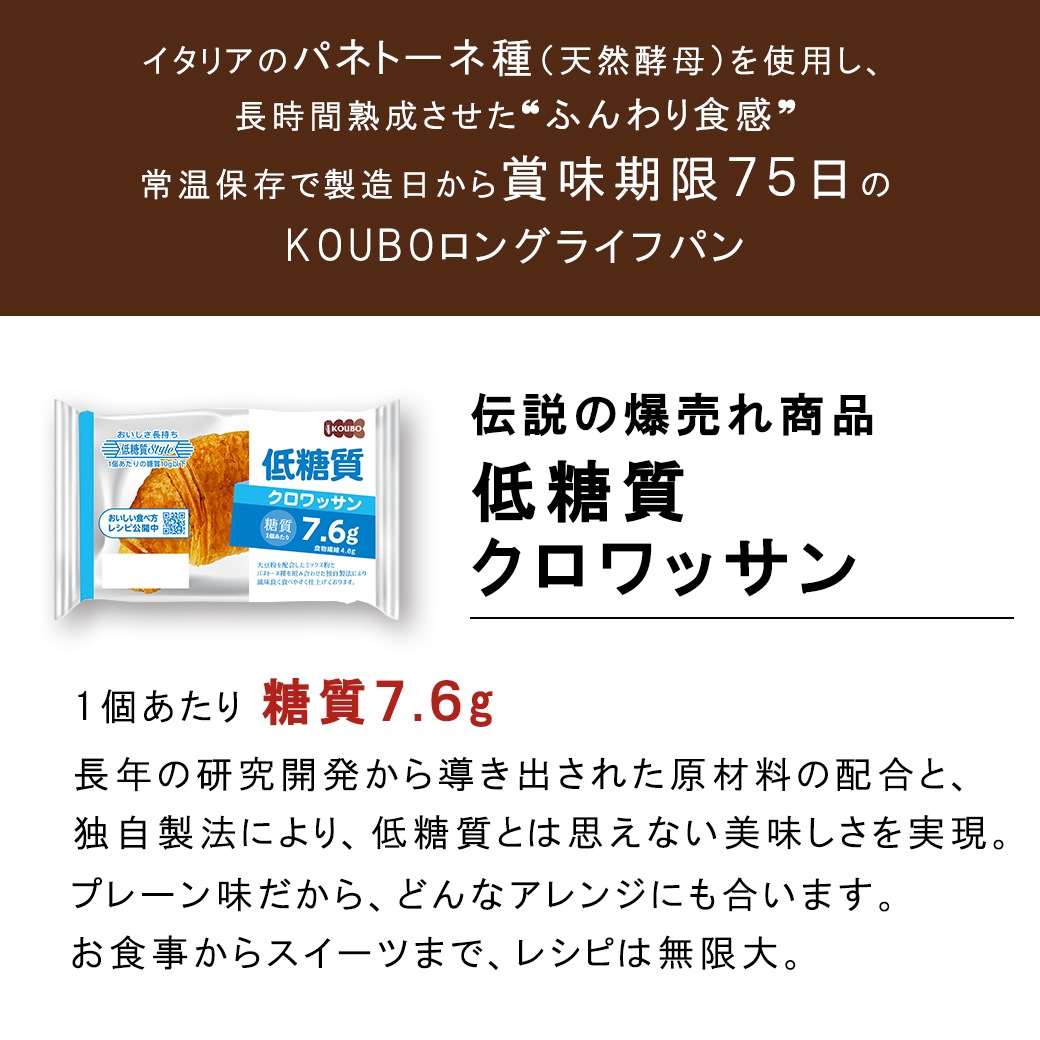 低糖質クロワッサン 12個入り