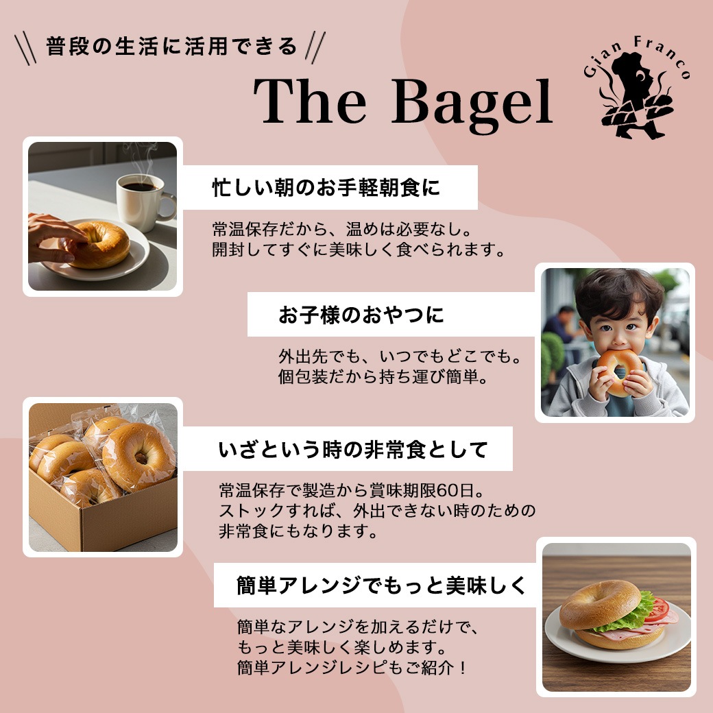 ザ ベーグル ベーコン 20個入り