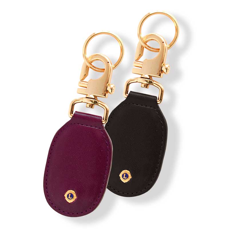 高級牛革製「バッグネームタグ」キーホルダー｜京琳堂【ライオンズ