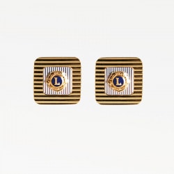 カフスリンクス「赤めのう×銀」 ｜京琳堂【ライオンズクラブ公認指定業者】