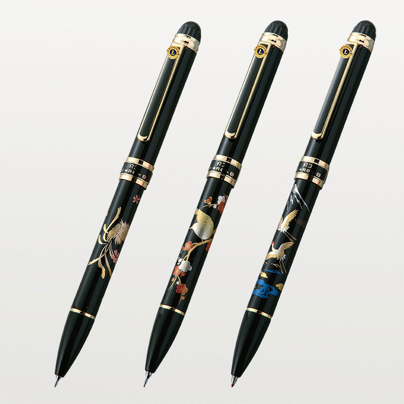 花鳥風月/近代蒔絵ボールペン/ブラック ボールペン 和風 蒔絵 高級 海外 お土産 ギフト プレゼント 記念