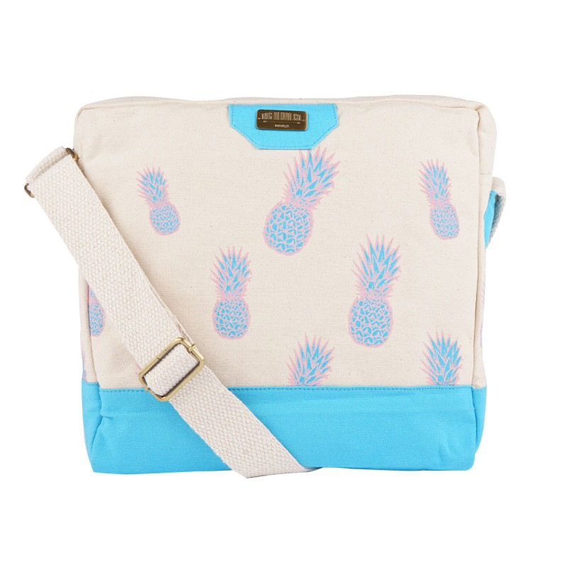 【30％OFF】【TAG ALOHA】BLUE PINEAPPLE ショルダーバッグ 日本限定デザイン (NATURAL) LA19050010