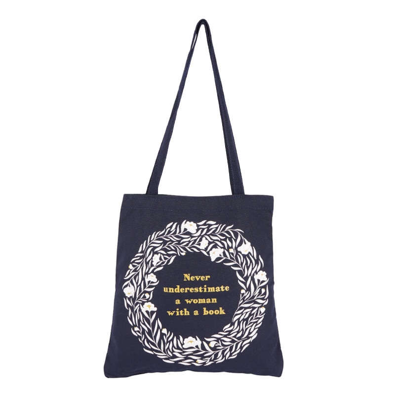 【STRAND BOOK STORE】Tote Never Underestimate トートバッグ S (NAVY) 9112271098