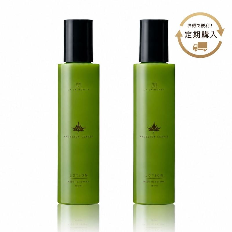 【定期購入】LALA HONEY トウキ葉 ローション〈化粧水〉150ml 　2本セット
