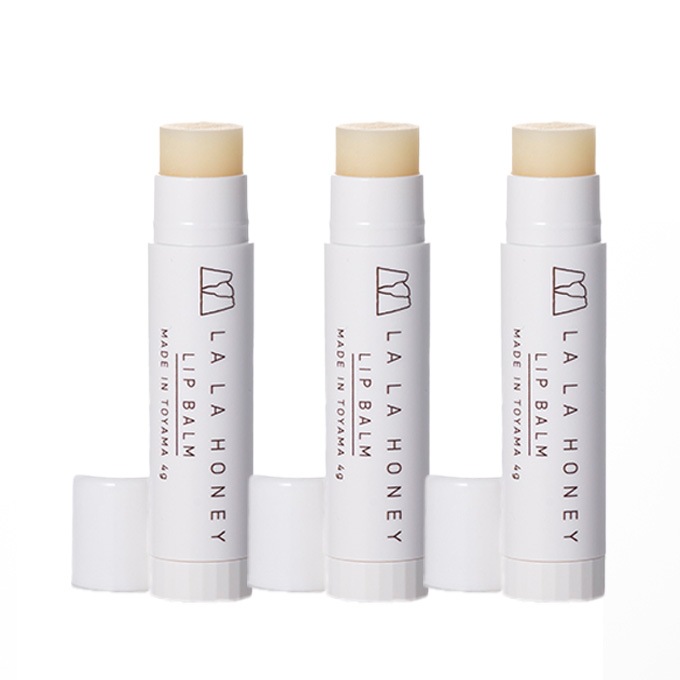LALA HONEY リップクリーム 4g 3本セット