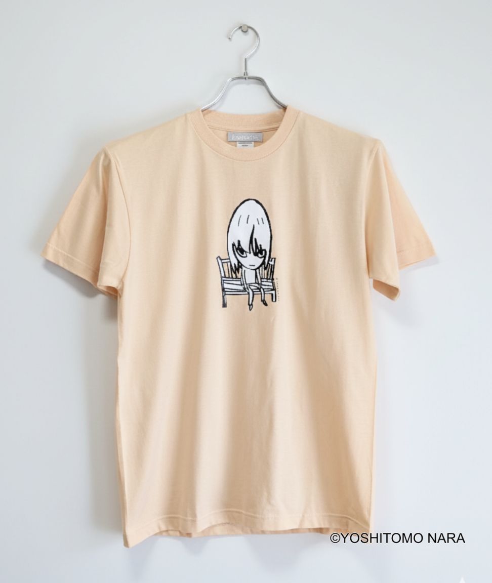 奈良美智 Tシャツ [Bench(ナチュラル)]｜ラムフロム - アート