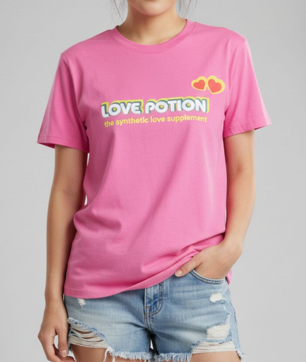 カリフォルニア・リパブリック LOVE POTION Tシャツ｜ラムフロム - アートグッズ＆デザイングッズの通販サイト -