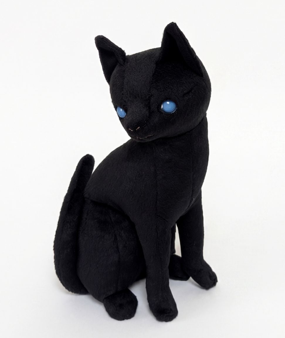 土屋仁応 ぬいぐるみ [黒猫(Black Kitten)]｜ラムフロム - アート
