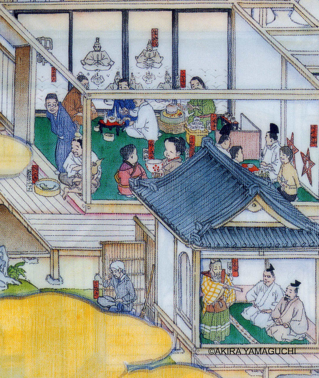 真作 山口草平 水彩画 肉筆 落款 色紙 東京朝日同情週間 証紙 昭和2年 額装 真作 山口草平 水彩画 肉筆 落款 色紙 東京朝日同情週間 証紙 昭和2年