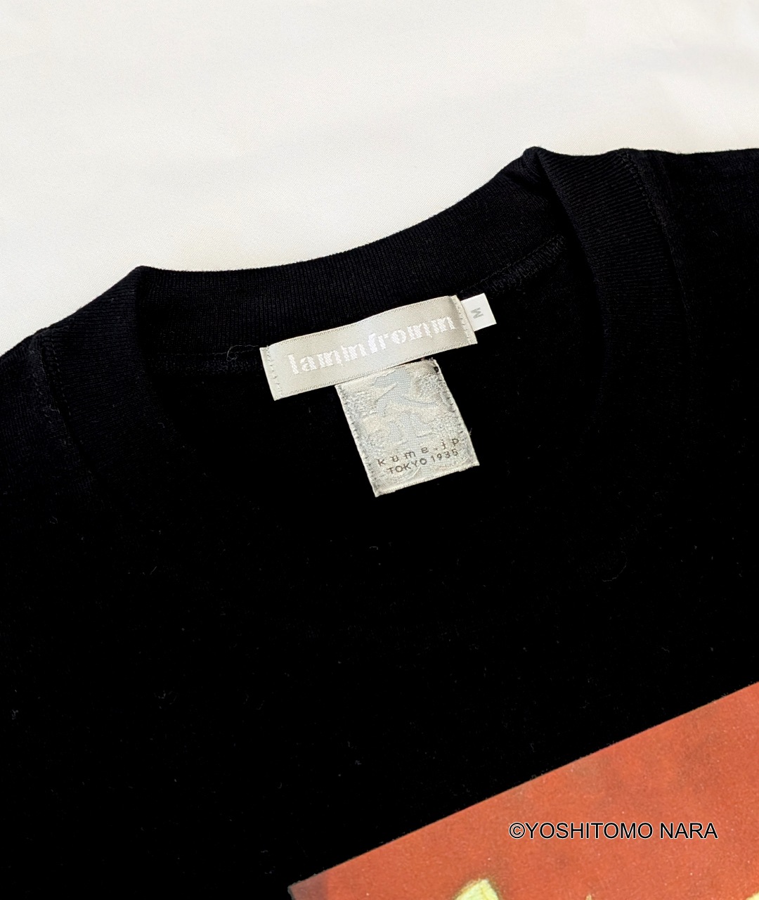 奈良美智 Tシャツ [TIKI TIKI BAMBooooS(ブラック)]｜ラムフロム