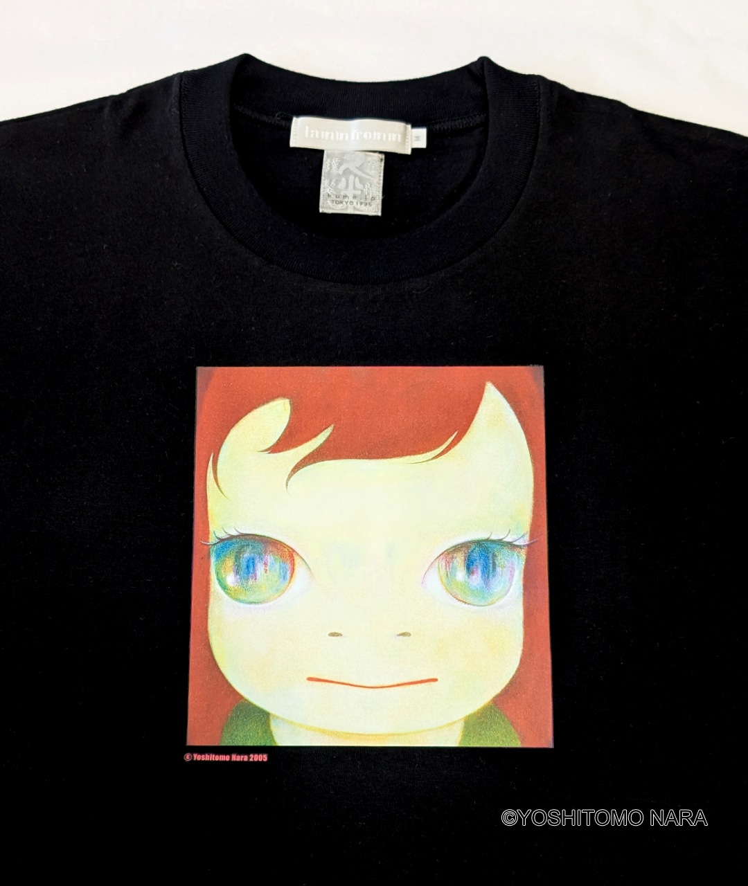 奈良美智のTシャツ(BLACK)2021 奈良美智のTシャツ(BLACK)2021 奈良美智 Nara Yoshitomo T-shirts N's