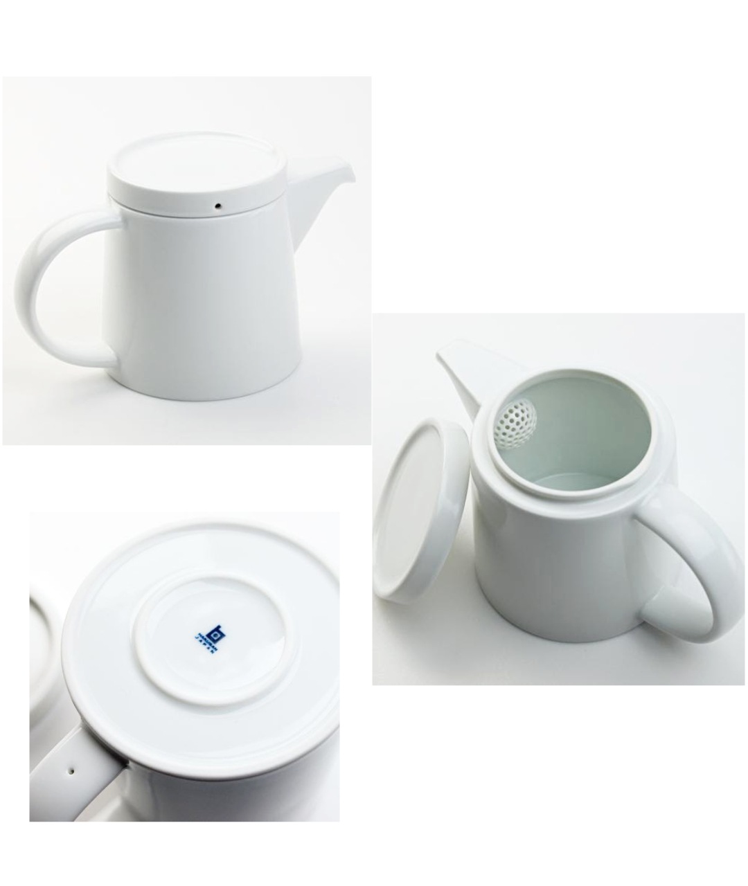 白山陶器】M型3点セット ホワイト｜ラムフロム - アートグッズ