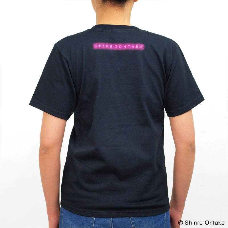 大竹伸朗 Tシャツ [宇和島駅(ピンク)]｜展覧会グッズ