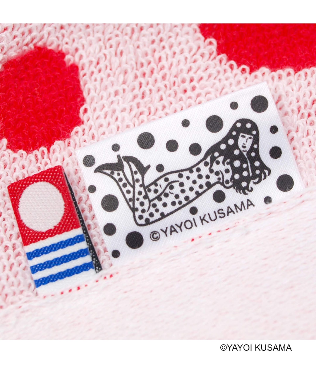 草間彌生 タオル [BODY FESTIVAL(レッド)]｜ラムフロム - アート