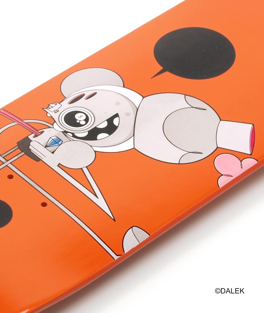 DALEK スケートボードデッキ（オレンジ）｜ラムフロム - アート