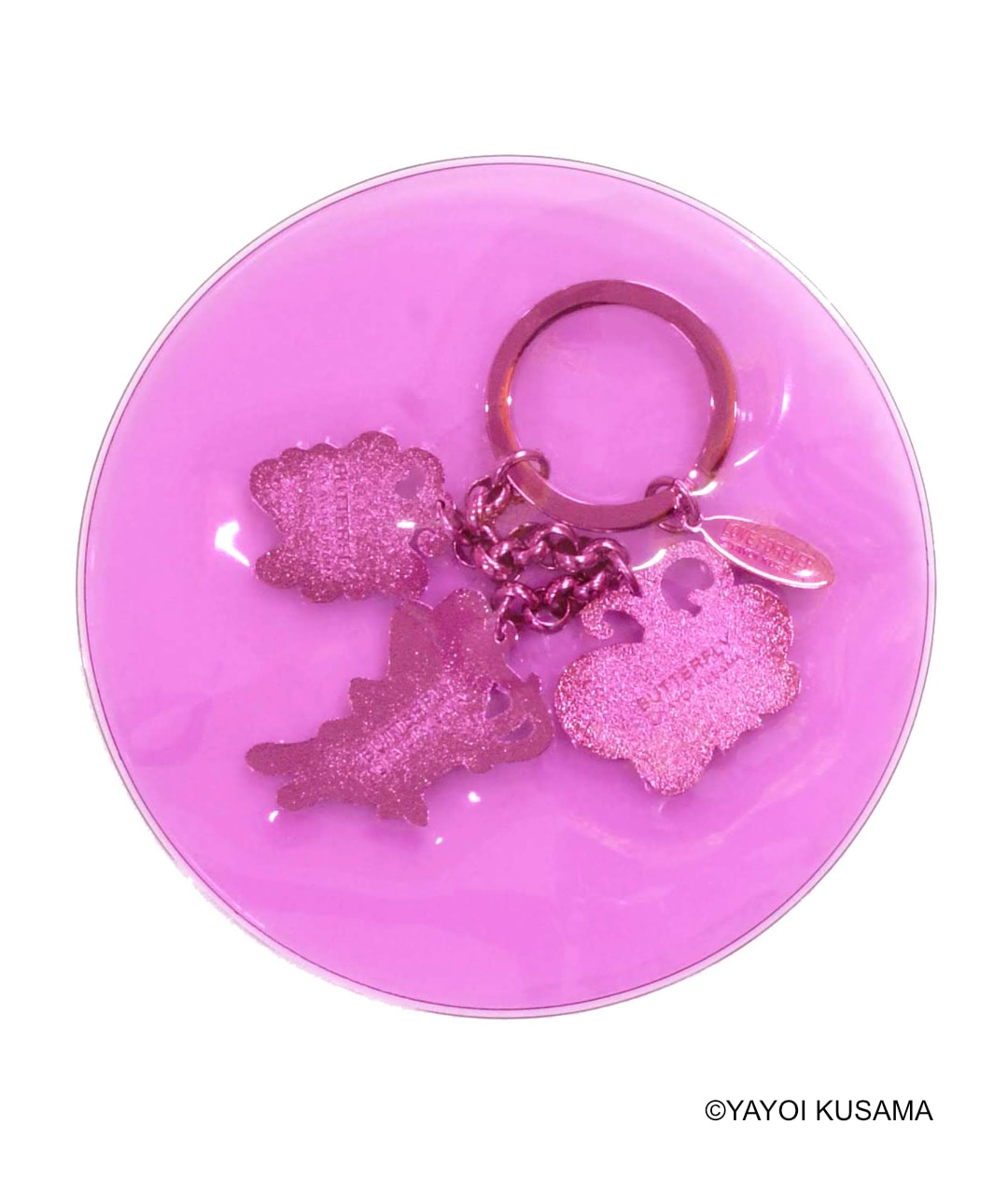草間彌生 キーリング [蝶]｜ラムフロム - アートグッズ＆デザイン