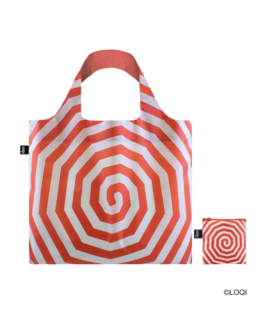 LOQI ルイーズ・ブルジョア トートバッグ [Spirals Red