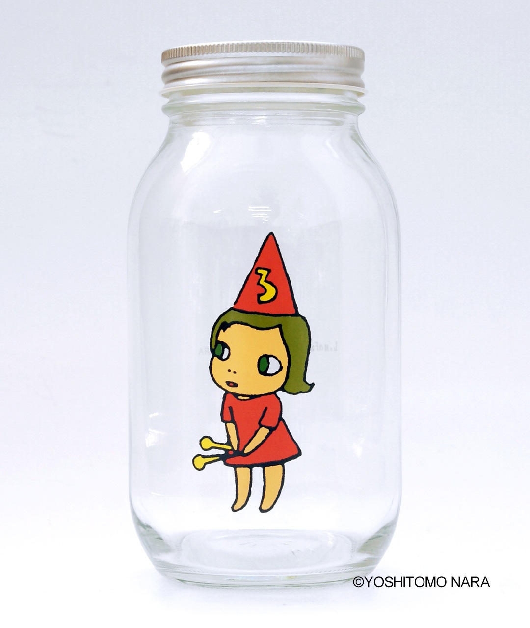 奈良美智 ストレージジャー 900ml [オンナノコ 3]｜ラムフロム