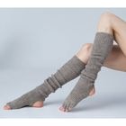  ウール混ネップ  リブ   ロングトレンカ23-25cm knitido+  5本指ソックス[150309] 