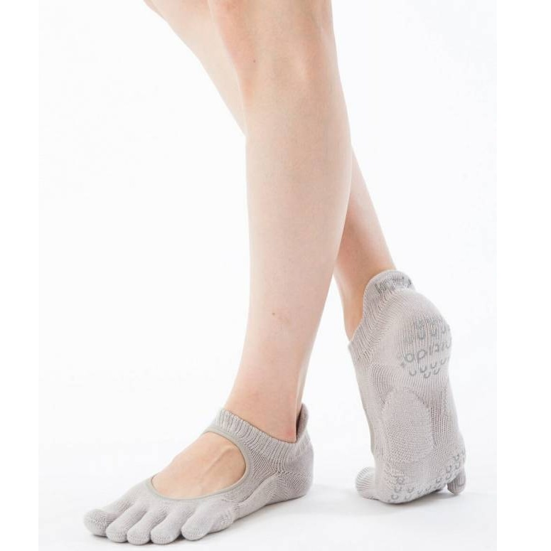 5本指ソックス Foot arch COLOR カバー [110053]23-25cm ベーシックエアークッション knitido+ ニッティドプラス ヨガ ピラティス  オーガニックコットン