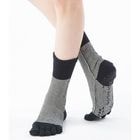 knitido+ Core Grip 光沢ピンストライプ ハイクルー  [140206]  S