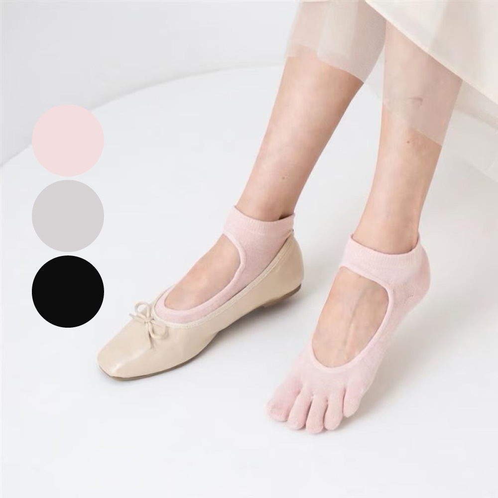 綿麻アンクルフットカバー 【60661】 S/M