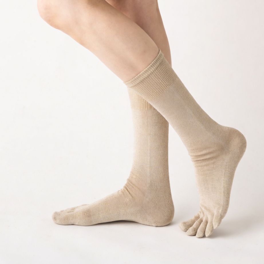 ユビラックス ラメハイクルー 【80843】S 