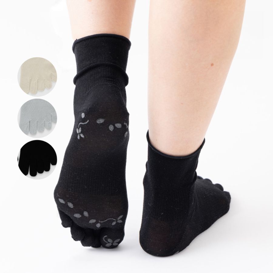 冷感ゆったり滑り止め 【80992】 S