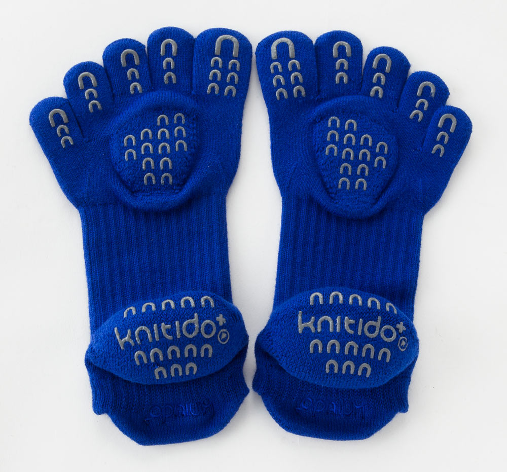 5本指ソックス Foot arch COLOR アンクル ( サポート )[110061] 21-23cm 23-25cm 25-27cm ビューティエアークッション knitido+ ニッティドプラス ヨガ ピラティス  オーガニックコットン
