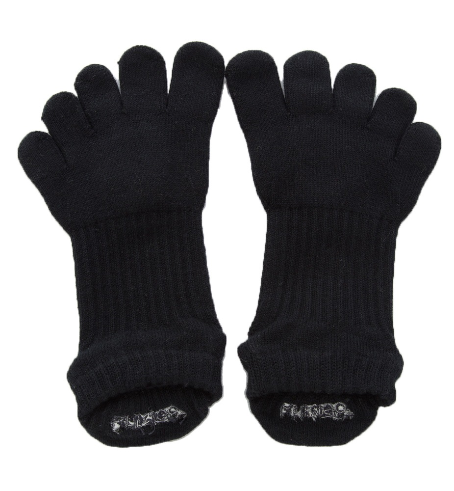 5本指ソックス Foot arch COLOR アンクル ( サポート )[110061] 21-23cm 23-25cm 25-27cm ビューティエアークッション knitido+ ニッティドプラス ヨガ ピラティス  オーガニックコットン