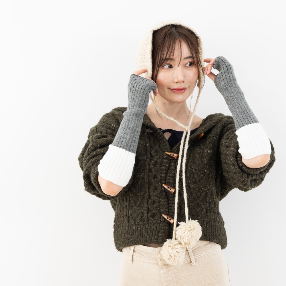 カシミヤ混アーム＆レッグウォーマー【40920】レッグウォーマー アームウォーマー レディース 日本製 冷え 冷え取り 保温 冬用  あったか