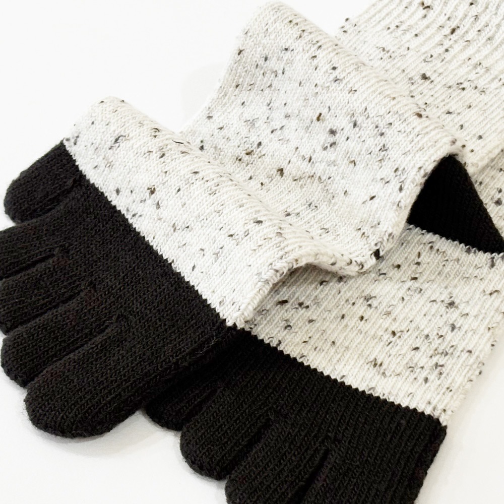 ユビラックス ネップローゲージウール混 S(22-24cm) M(24-26cm) 【40903】 ゆったり 五本指 五本指靴下 5本指靴下 5本指ソックス レディース メンズ 日本製