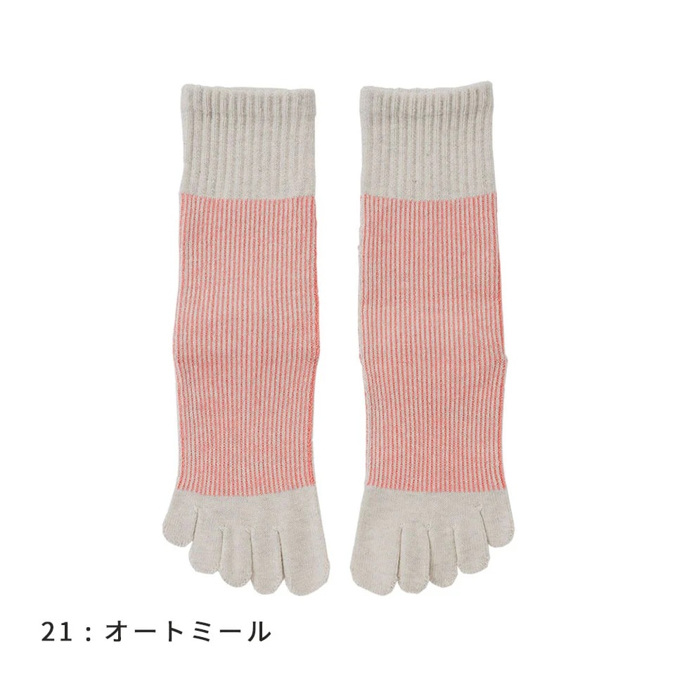 knitido RETRO ピンストライプ ハイクルー [140206] S