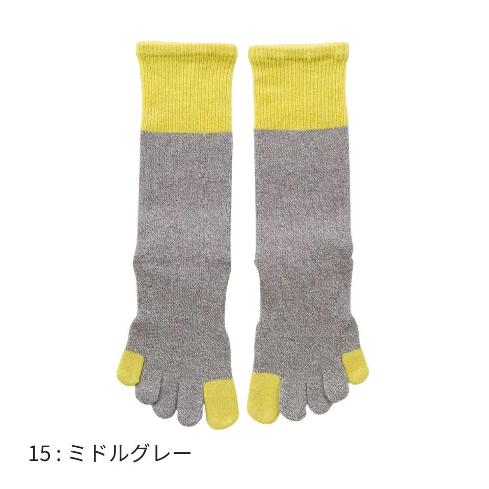 knitido ONE 杢バイカラー ハイクルー [130106] S