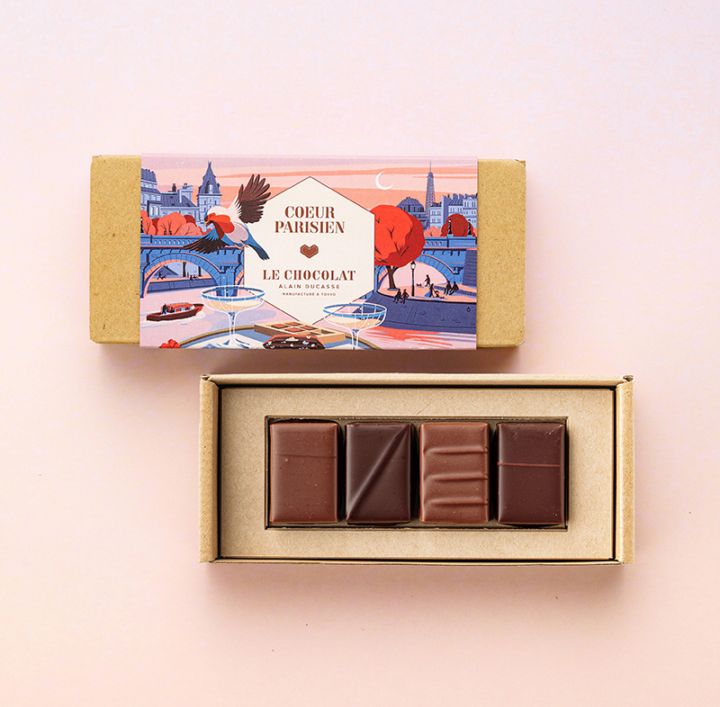 【バレンタイン限定パッケージ】ガナッシュ・グルマンド 詰め合わせ 4個入り（4種）