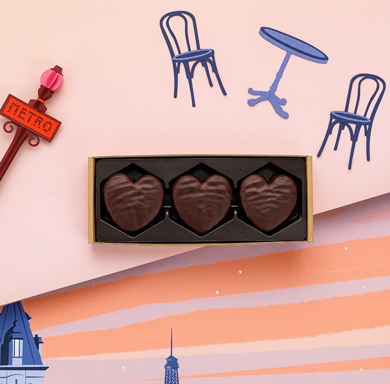 ピュール・クール ノワール 詰め合わせ 6枚入り｜【公式】チョコレート