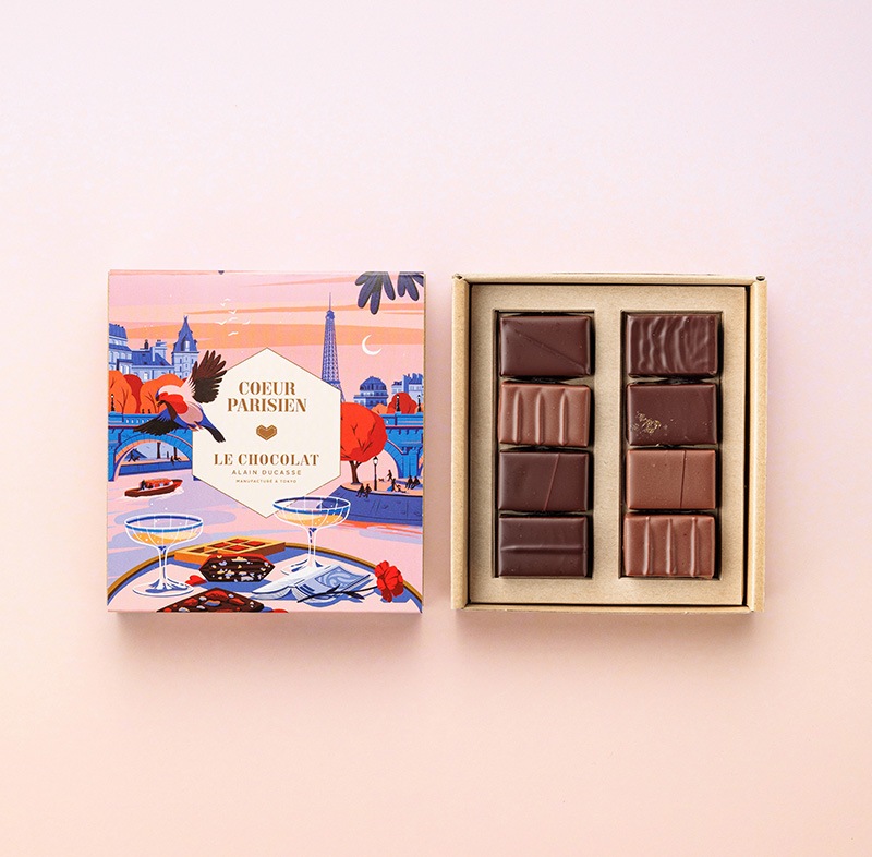 【バレンタイン限定パッケージ】ガナッシュ・グルマンド 詰め合わせ 8個入り（7種）