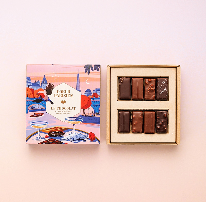 Alain Ducasse Tradition Évolution バレンタイン限定パッケージ】プラリネ・ア・ランシエンヌ 詰め合わせ