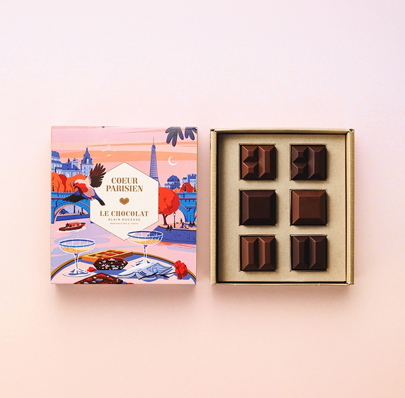 バレンタイン限定パッケージ】ペピット プラリネ詰め合わせ6個入り