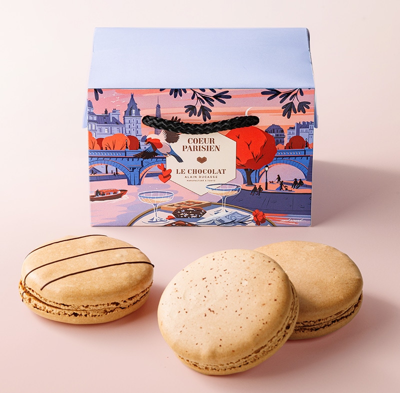 バレンタイン限定パッケージ】マカロン ショコラ 3個入り（インド
