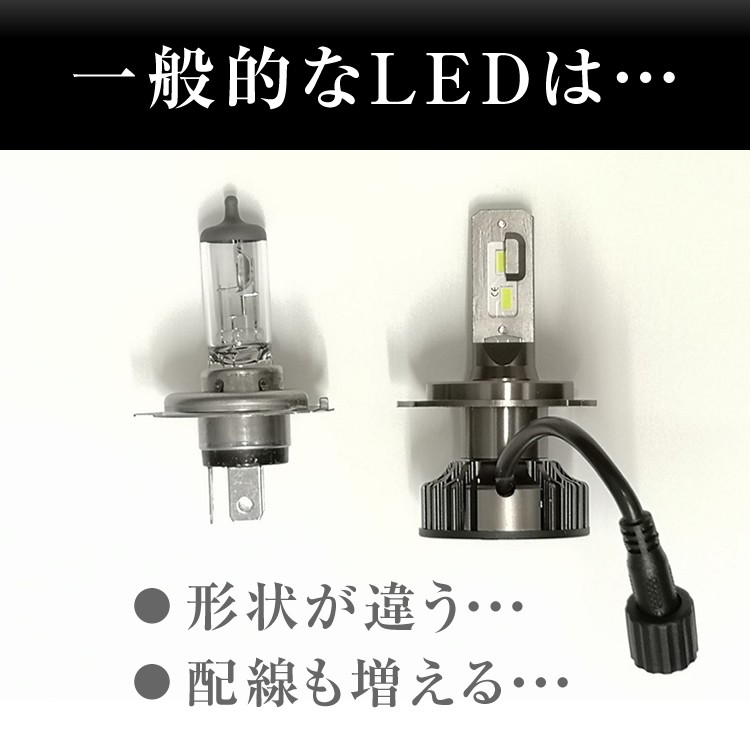 ラパン HE33S H4 LEDヘッドライト H4 Hi/Lo 車検対応 H4 12V 24V H4 LEDバルブ LUMRAN ヘッドランプ ルムラン