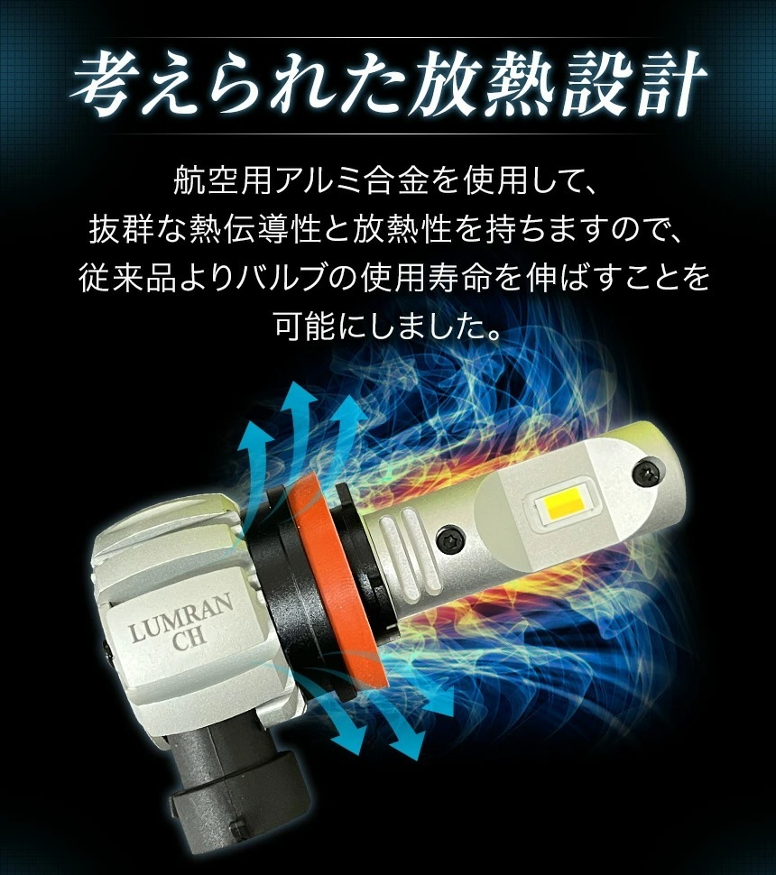 LEDフォグランプ イエロー 2色切替 ホワイト エクストレイル T31 2色切り替え FOG 白 フォグライト LEDバルブ LUMRAN CH