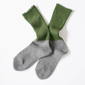 decka Quality socks デカクォリティソックス Heavyweight Socks Bicolor ヘビーウェイトソックスバイカラー de-43 靴下 ユニセックス レディース メンズ 日本製