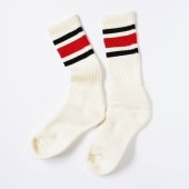 decka Quality socks デカクォリティソックス 80’s Skater Socks 80年代スケーターソックス de-11 靴下 クルー ラインソックス ユニセックス レディース メンズ 日本製