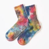 A HOPE HEMP アホープヘンプ スラブネップタイダイソックス SHSX-007 ジャバラ JAVARA TIE DYE 靴下 ヘンプソックス ユニセックス レディース メンズ 日本製